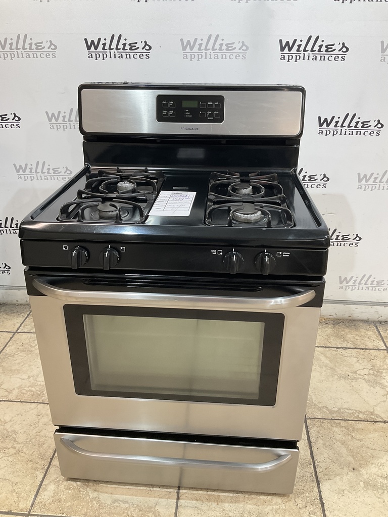Frigidaire Used Natural Gas Stove 30inches (Stainless Steel) 