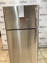 Frigidaire Used Refrigerator Top and Bottom 30x66 (Stainless Steel) 