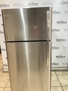 Frigidaire Used Refrigerator Top and Bottom 30x66 (Stainless Steel) 