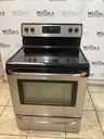 Frigidaire Used Electric Stove 220volts (40/50 AMP) 30inches {no cord} (Stainless steel) 