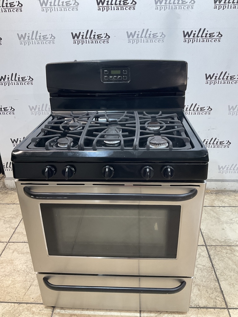 Frigidaire Used Natural Gas Stove 30inches (Stainless Steel) 