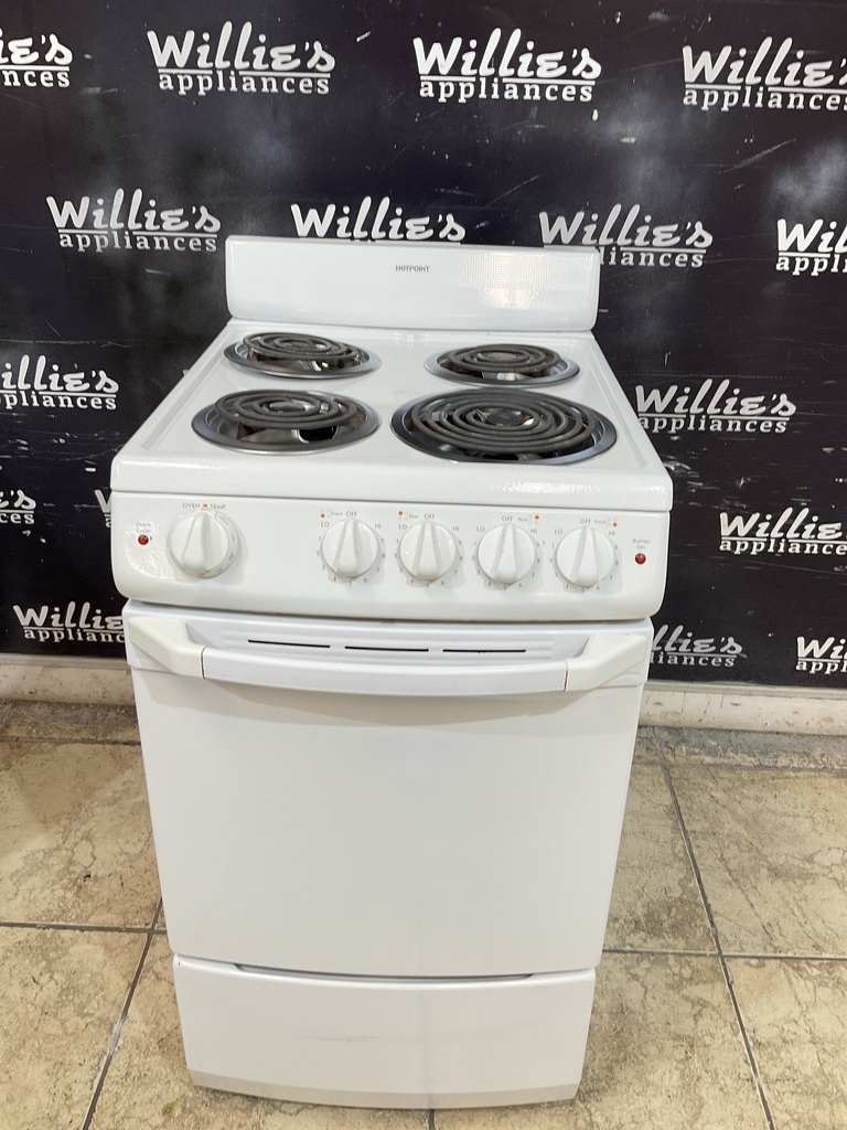 Hotpoint Used Electric Stove 220volts (40/50 AMP) 20inches {no cord} (White)