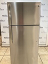 Ge Used Refrigerator Top and Bottom 28x67 (Stainless Steel) 