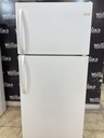 Frigidaire Used Refrigerator Top and Bottom 28x65 (White)