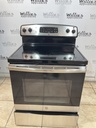 Ge Used Electric Stove 20volts (40/50 AMP) 30inches {no cord} (stainless steel)
