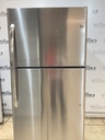 Frigidaire Used Refrigerator Top and Bottom 30x66 (Stainless Steel) 