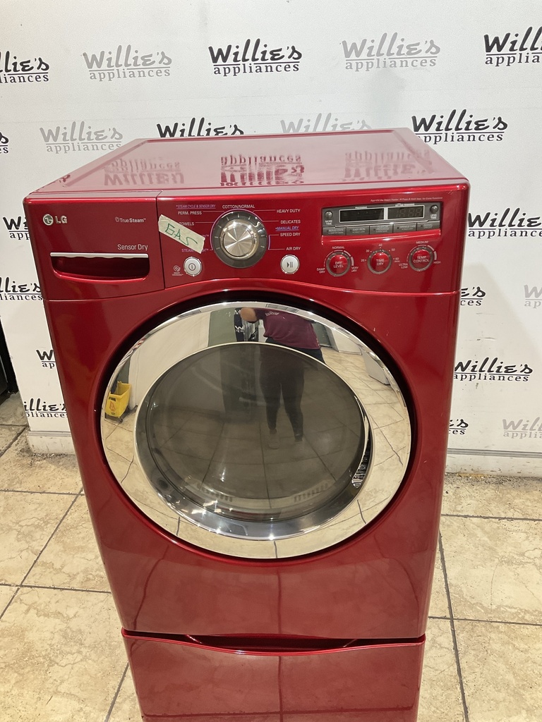 Lg Used Natural Gas Dryer 27inches (Red) 
