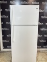 Ge Used Refrigerator Top and Bottom 28x67 (White) 