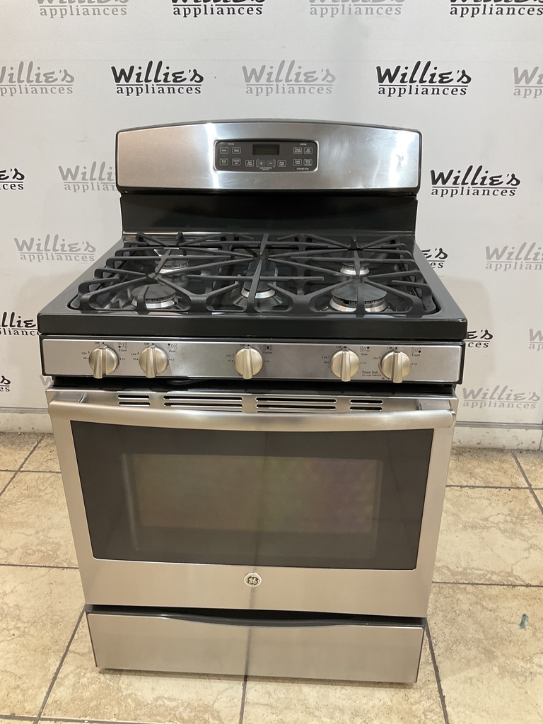 Ge Natural Gas Stove 30inches (Stainless Steel) 