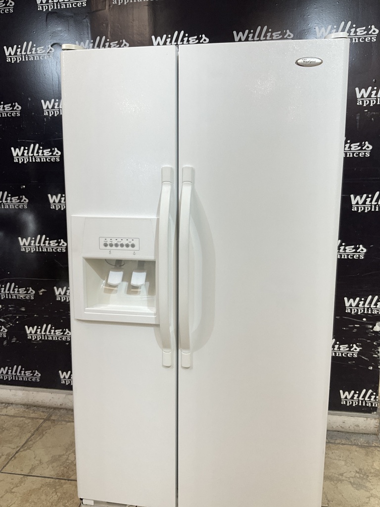 Whirlpool Refrigerator Side by side 36x69 1/2” (White)