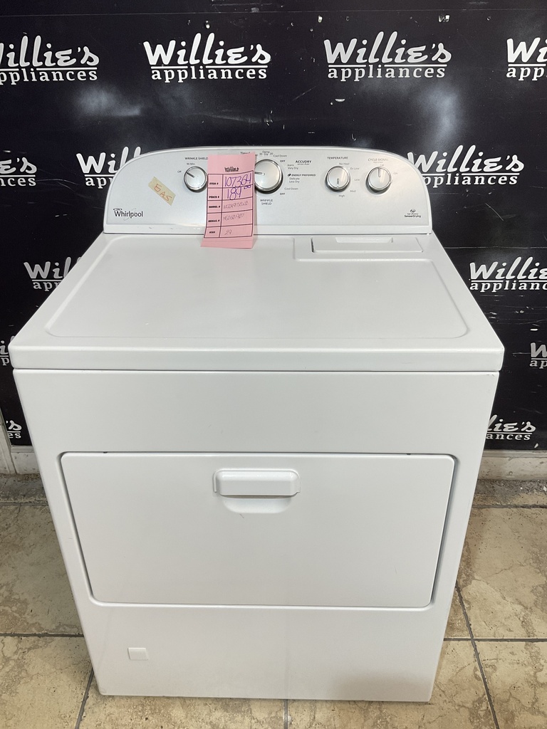 Whirlpool Natural Gas Dryer 29inches (White) 