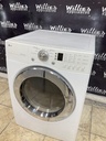Lg Electric Dryer 220volts (30 AMP) 27inches {no cord} (White) 