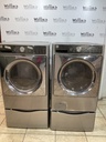 Kenmore Natural Gas Set Washer/Dryer Front-load 27inches (Dark Grey)