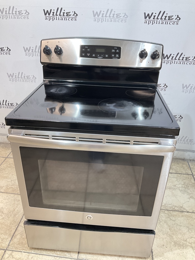 Ge Electric Stove 220volts (40/50 AMP) 30inches {3 prong} (stainless steel )
