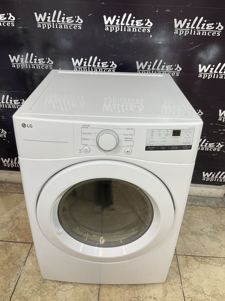 Lg Electric Dryer 220volts (30 AMP) 27inches {4 prong} (White)