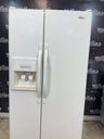 Whirlpool Refrigerator Side by Side 36x69 1/2” (White)