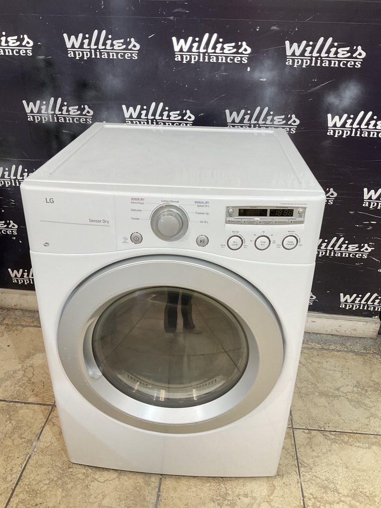 Lg Electric Dryer 220volts (30 AMP) 27inches {4 prong} (White) 