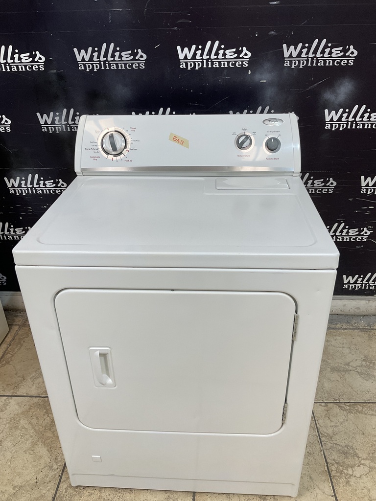 Whirlpool Natural Gas Dryer 29inches (white)