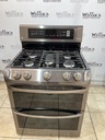 Lg Natural Gas Stove 30inches ( Black Stainless )