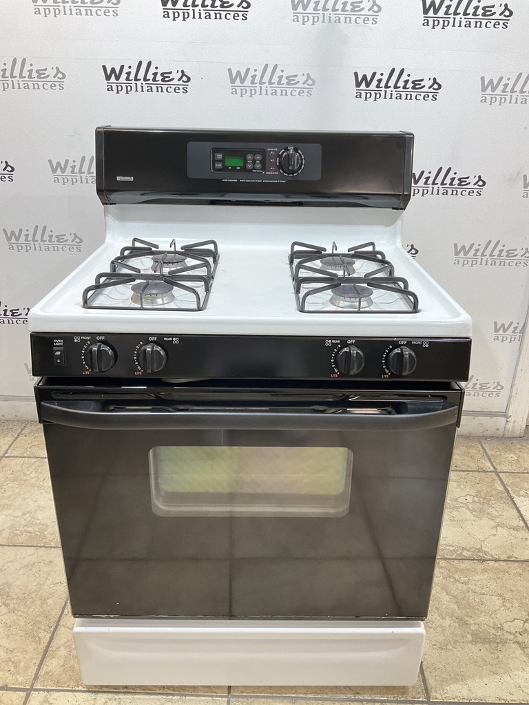 Kenmore Natural Gas Stove 30inches (white/Black) 