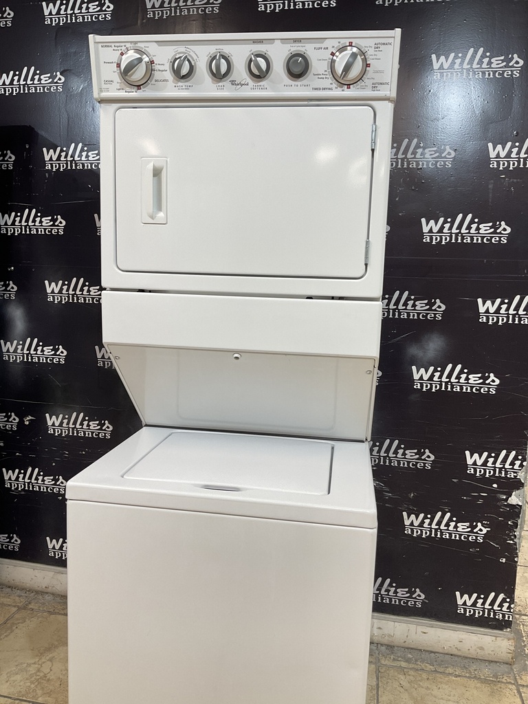 Whirlpool Electric Unit Stackable 220volts (30 AMP) 27x72 1/2” {no cord} (White) 