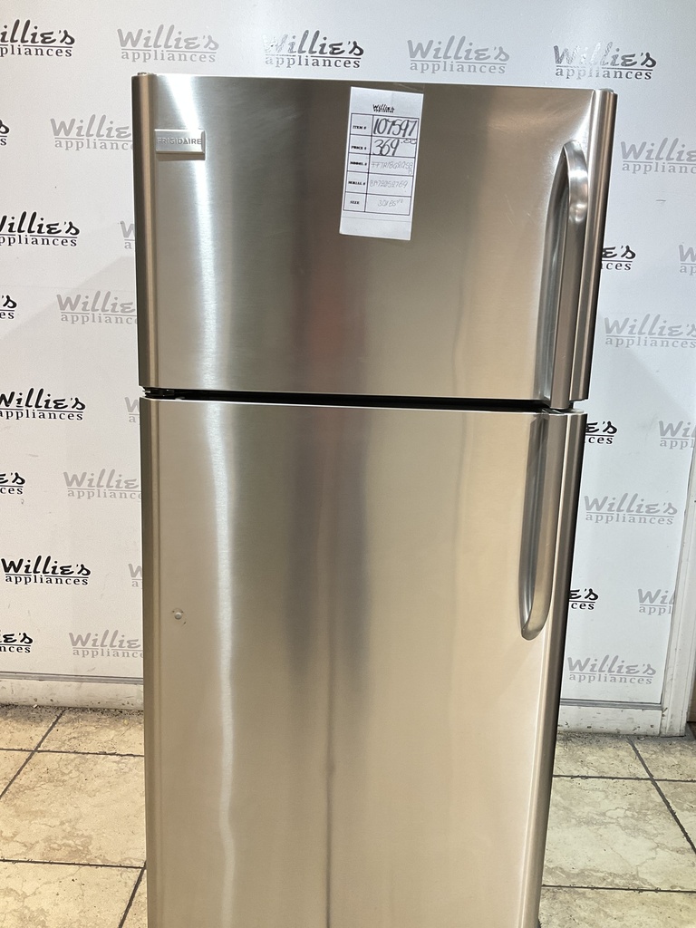 Frigidaire Refrigerator Top and Bottom 30x65 1/2” (Stainless Steel) 
