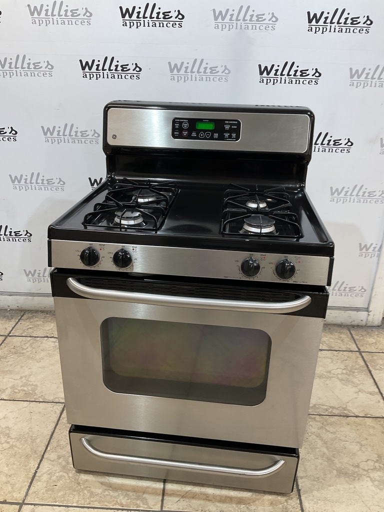 Ge Natural Gas Stove 30inches (Stainless Steel)