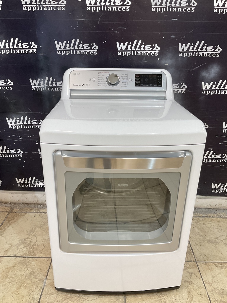 Lg Electric Dryer 220volts (30 AMP) 27inches {4 prong} (White) 