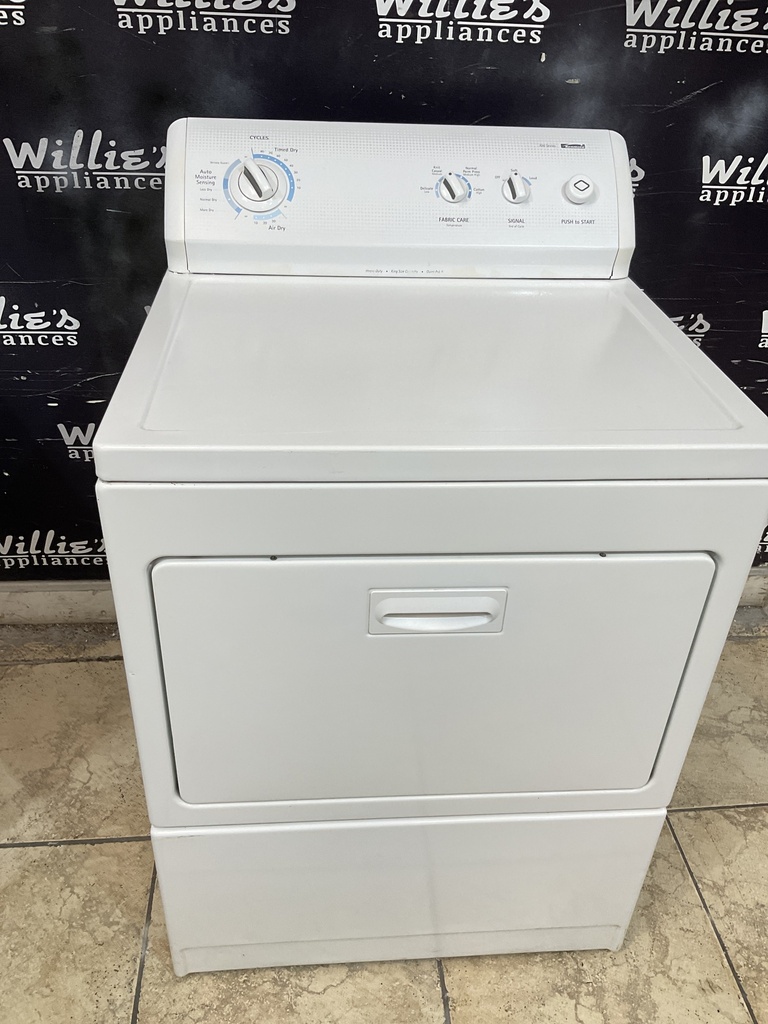 Kenmore Electric Dryer 220volts (30 AMP) 29inches {3 prong} (White)