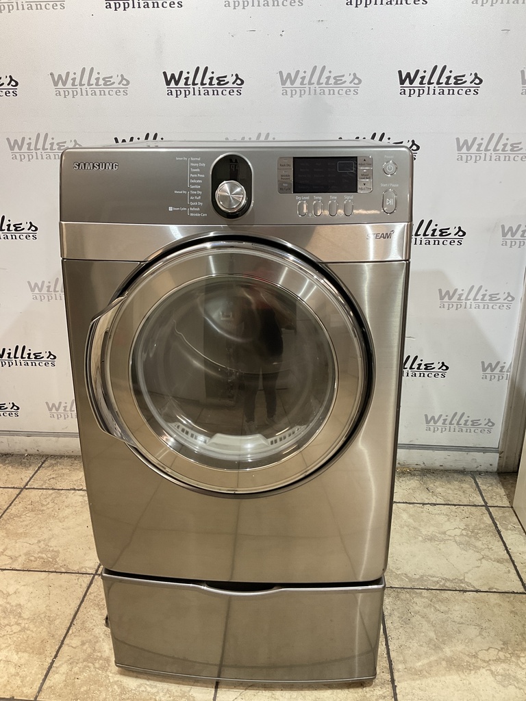 Samsung Electric Dryer 220volts (30 AMP) 27inches {3 prong} (grey)