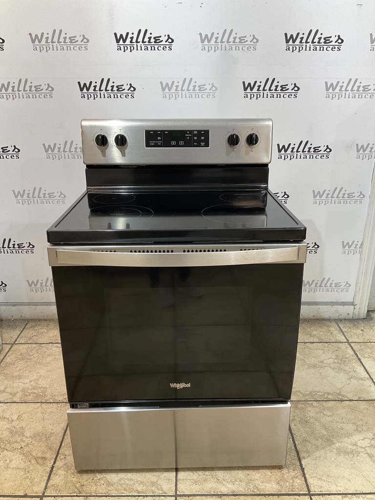 Whirlpool Electric Stove 220volts (40/50 AMP) 30inches {no cord} (stainless steel) 