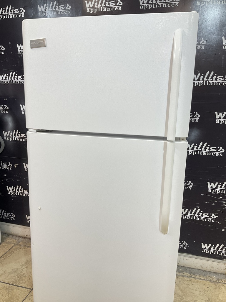 Frigidaire Used Refrigerator Top and Bottom 30x66 (white) 