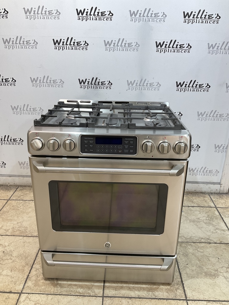Ge Natural Gas Stove 30inches (Stainless Steel) 