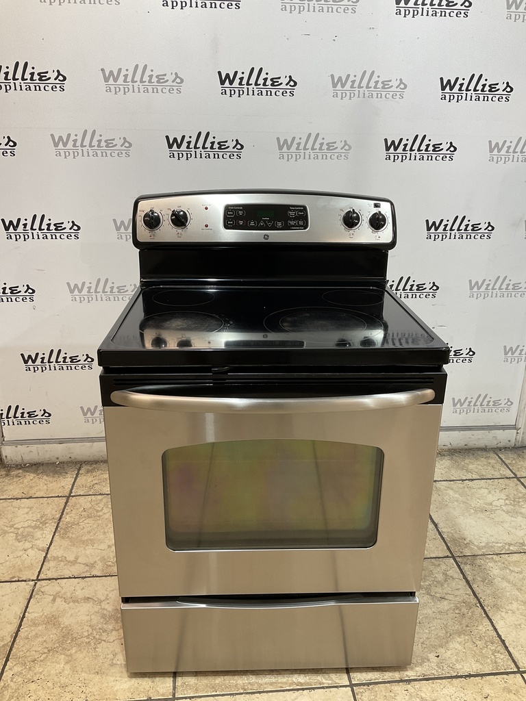 Ge Electric Stove 30inches {no cord} (Stainless steel) 