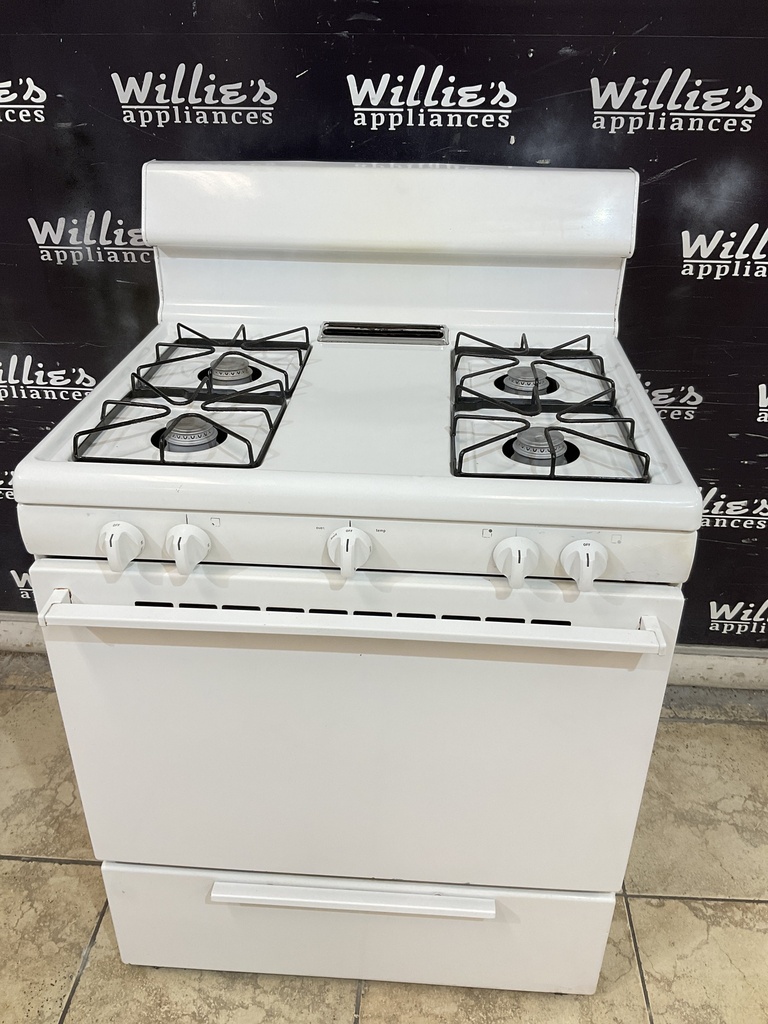 Frigidaire Natural Gas Stove 30inches (White)