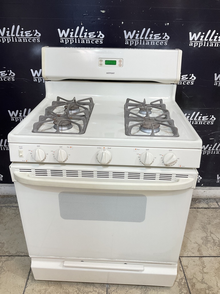 Hotpoint Natural Gas Stove 30inches (Bisque) 