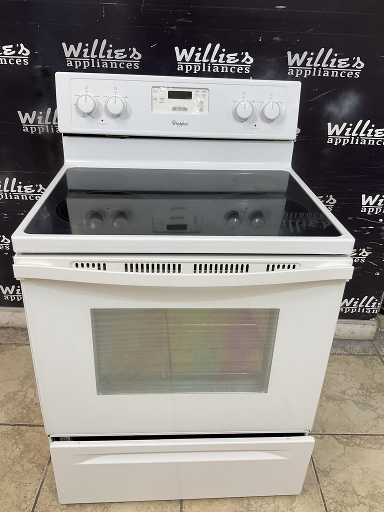 Whirlpool Electric Stove 220volts (40/50 AMP) 30inches {no cord} (White) 