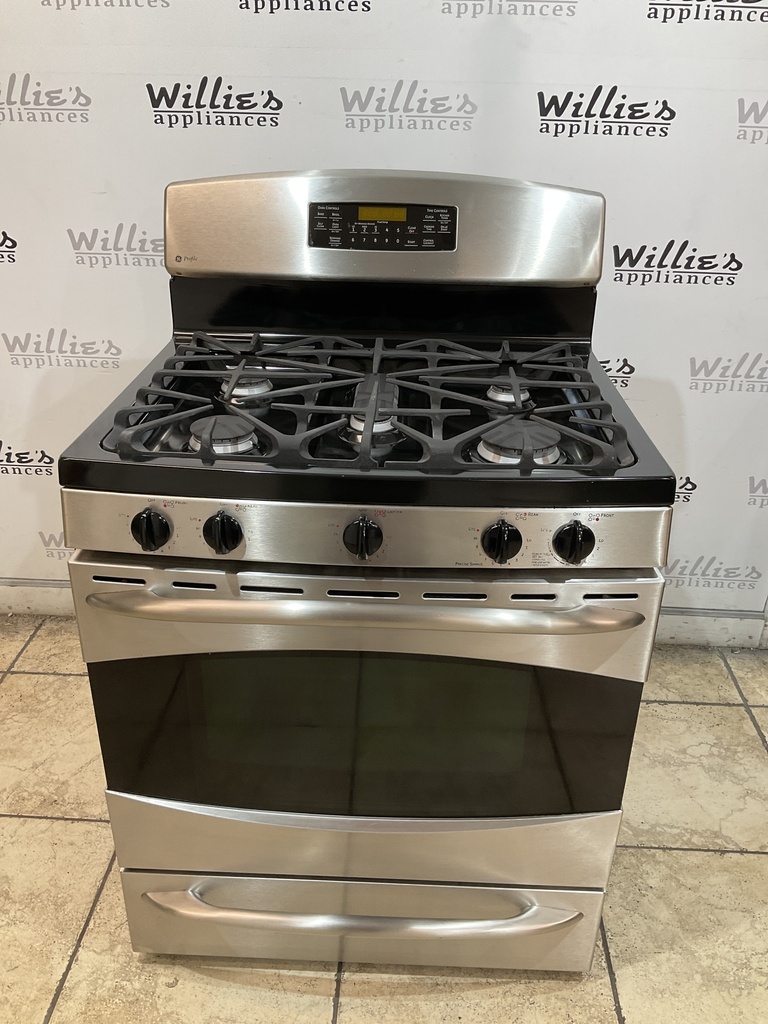 Ge Natural Gas Stove 30inches (Stainless Steel) 