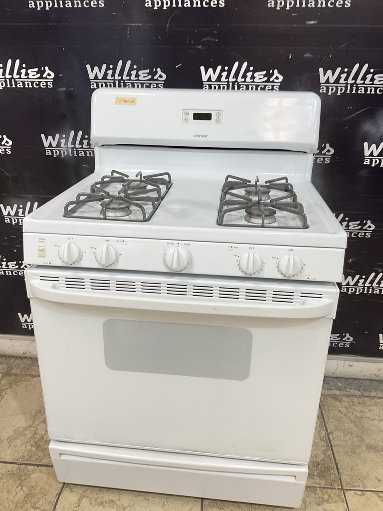 Hotpoint Gas Propane Stove 30inches (White) 