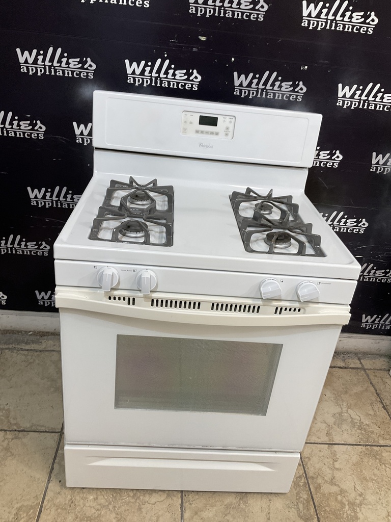 Whirlpool Natural Gas Stove 30inches (White) 