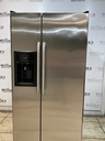 Ge Refrigerator Side By Side 33 1/2” (Stainless Steel) 