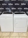 Whirlpool Electric Set Washer/Dryer 220volts (30 AMP) 27/29 inches {3 prong} (White)