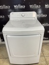 Lg Electric Dryer 220volts (30 AMP) 27inches {3 prong} (White) 