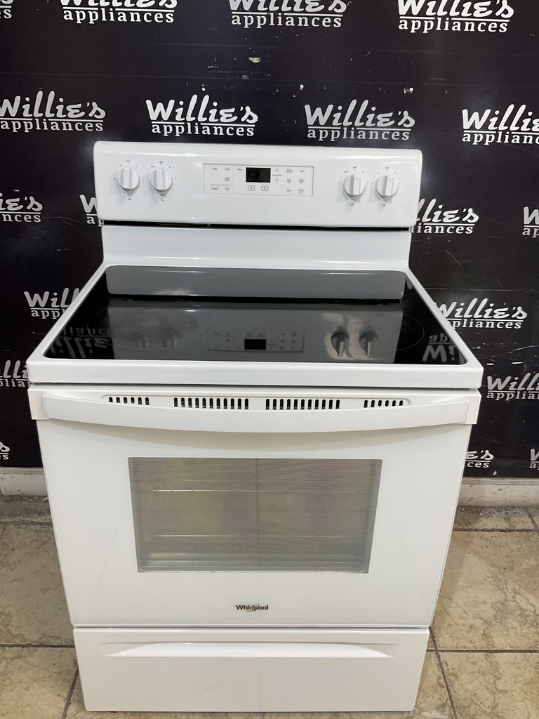 Whirlpool Electric Stove 220volts (40/50 AMP) 30inches {3 prong} (White) 