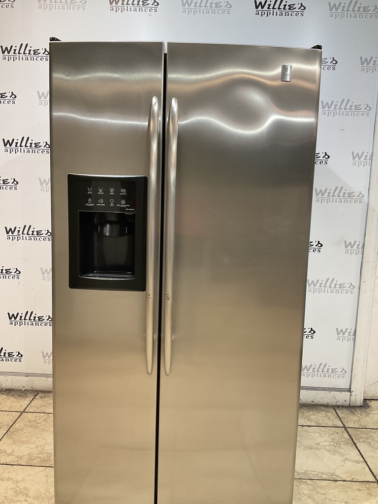 Ge Refrigerator Side by Side 36x69 1/2” (Stainless Steel) 
