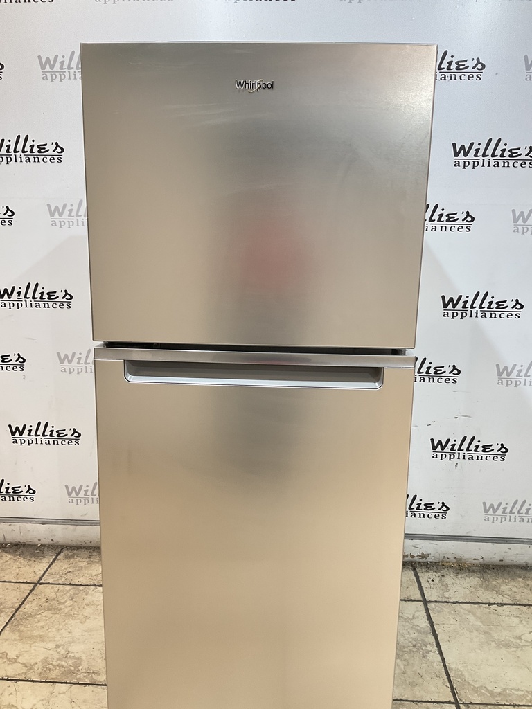 Whirlpool Refrigerator Top and Bottom 24x61 1/2” (Stainless Steel) 