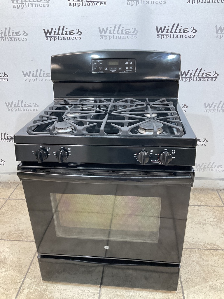 Ge Natural Gas Stove 30inches (black) 