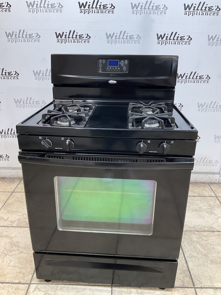 Whirlpool Natural Gas Stove 30inches (Black)