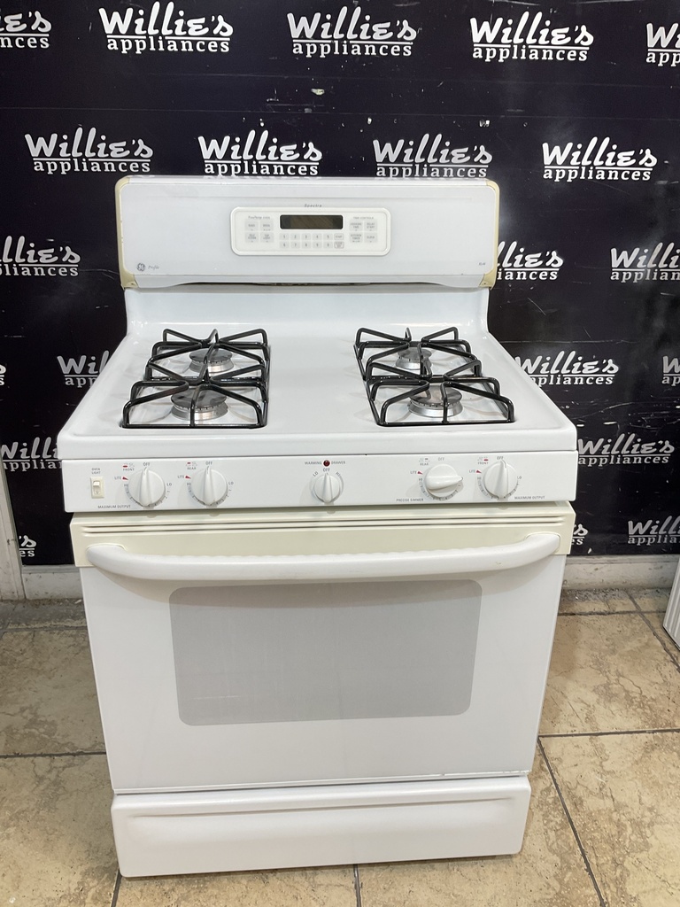Ge Natural Gas Stove 30inches (White)