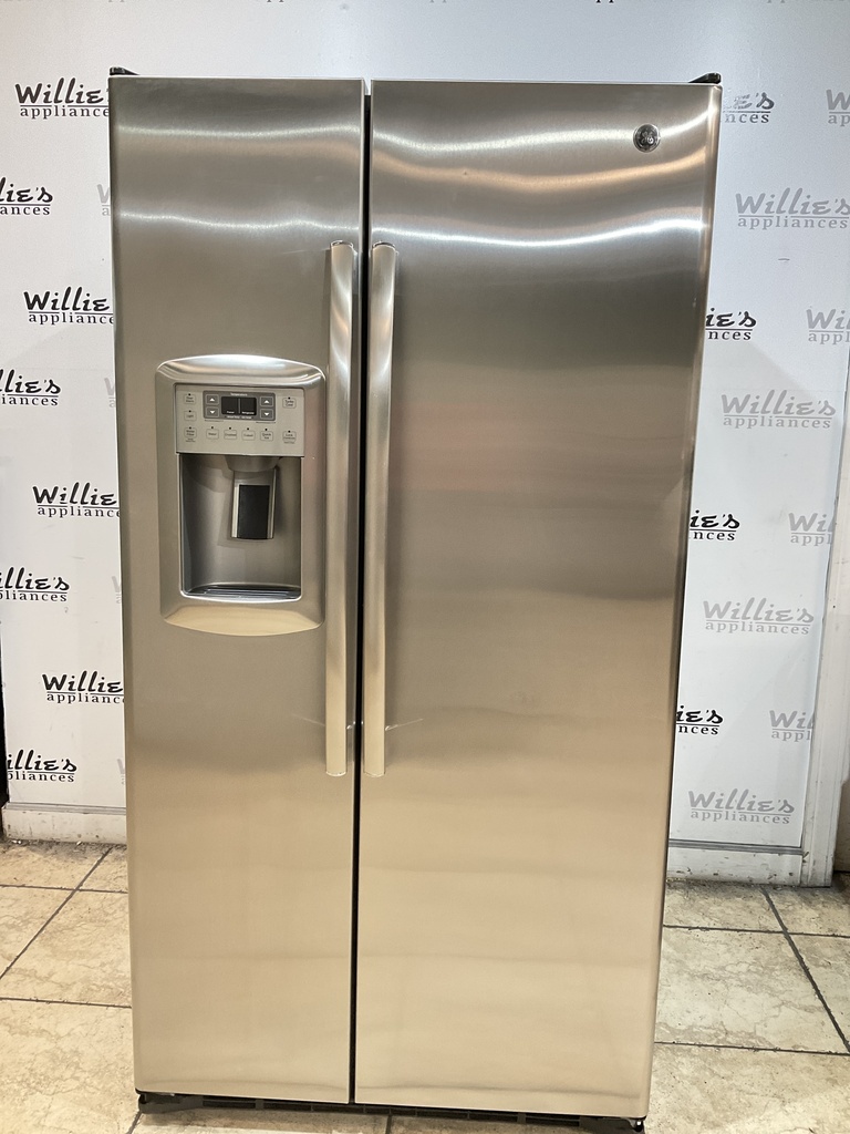 Ge Refrigerator Side by Side Counter Depth 36x69 1/2” (Stainless Steel) 